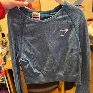 Blue Gym Shark Shirt